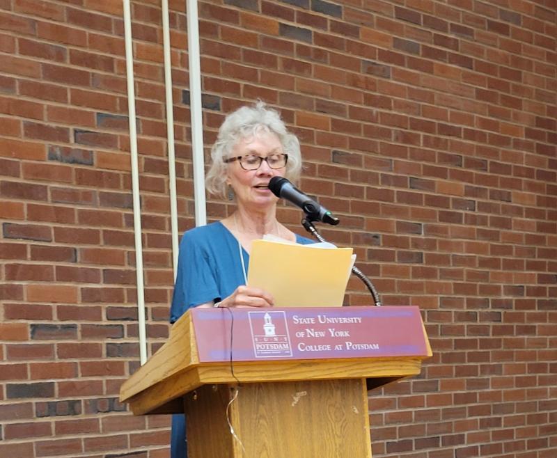 Spring Luncheon-Juanita at Podium